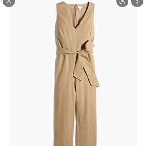 j crew linen jumpsuit